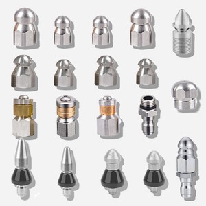 Boquillas de Alta Presión de Acero Inoxidable 4000Psi Ajustables para Lavado de Autos, Limpieza de Tuberías, Desatascado de Alcantarillado, Uso Intensivo - Product Image 1