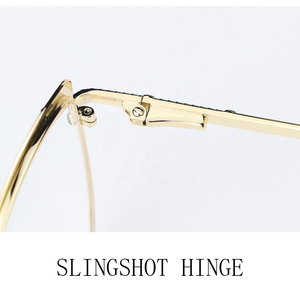 Của phụ nữ kim loại mạnh mẽ Cat Eye Kính <span class=keywords><strong>Frames</strong></span> in thiết kế chống bức xạ kim cương màu đỏ chất liệu hợp kim cho kính đọc sách - Product Image 6
