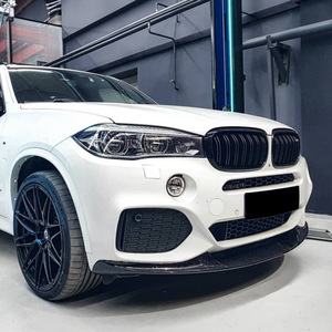 Amp-Z Front <b>Lip</b> <b>Splitter</b> Carbon Fiber Texture Matte Finish For Bmw X5 F15 2014-2018 M Sport Exterior Modification - Product Image 2