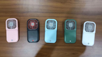 Nouveauté : Ventilateur portable rechargeable 3000 mAh à porter autour du cou, mini ventilateur USB mains libres pour le cou