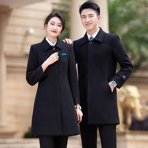 Uniformes de trabajo de moda de alta calidad Abrigo grueso de invierno Ropa DE TRABAJO Abrigo de invierno profesional con estilo clásico - Product Image 2