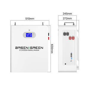 BASEN GREEN <span class=keywords><strong>Lifepo4</strong></span> 배터리 벽걸이 형 48v 200ah 150ah 10kwh 가정용 전력 저장 태양열 에너지 시스템 배터리 딥 사이클 - Product Image 2