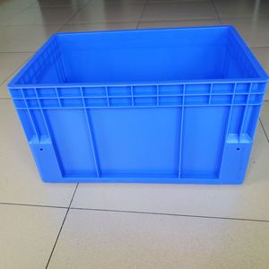 <b>Blue</b> Plastic <b>Storage</b> Crate 600x400x330mm Stackable For Logistics And Organization - Product Image 3