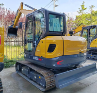 Excavatrice sur chenilles XE60G de 6 tonnes, trois modes de travail pour creuser, briser et niveler