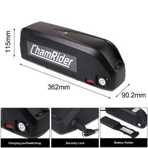 Batterie au lithium triangulaire pour vélo électrique EU Chamrider grande capacité HailongMax36V 48V 52V 19.2ah 175ah 3000w - Product Image 2