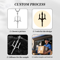 FUTUJI Acier Inoxydable trident Cadeaux Hindous Conception Avancée Sens Processus De Coupe Conception Temple Hindou pour La Maison