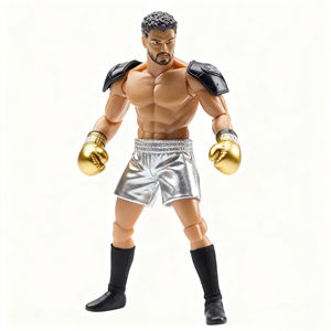 Statuetta Personalizzata 3D di Boxer, Giocattolo d'Azione Pugilato, Design OEM, Figura d'Azione di Boxe, Statuetta in Plastica e Vinile Anime - Product Image 4