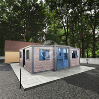 Maison conteneur extensible de luxe écologique 20ft 40ft à faible coût, préfabriquée, pour 2 bureaux, bâtiment commercial