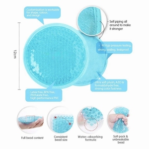 Impacco di Gel Riutilizzabile OEM Morbido e Peluche con Certificazione CE, Mini Compressa Calda e Fredda per Terapia Oculare, Mal di Testa, Gonfiore e Sollievo dal Dolore - Product Image 3