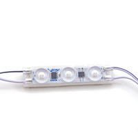Module LED 220V 3 LED, blanc froid, module LED 110V 3 LED 2W, injection 2835, lumière publicitaire 3 LED, conforme ROHS, blanc chaud disponible