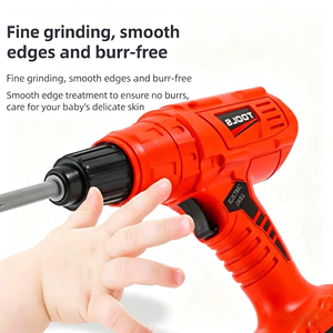 Jumon Kids <b>Tool</b> Toys Children's Pretend Play Plastic Set <b>Carpenter</b> Woodworking Repair & Garden Gear Including <b>Tool</b> Box and Belt - Product Image 6