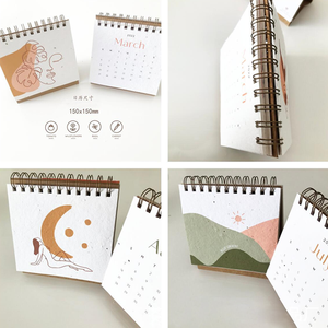 Milieuvriendelijk Gerecycled Handgemaakt Biologisch Afbreekbaar Promotiepapier Film Gelamineerd Offset Gedrukt Aangepast Formaat - Product Image 6