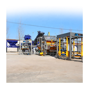 Hiệu suất cao hongfa 220V/380V PLC áp lực thủy lực tự động DIESEL bánh động cơ khối bê tông máy làm dễ dàng - Product Image 2