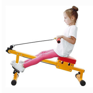 Appareil de musculation pour enfants, <span class=keywords><strong>machine</strong></span> à ramer avec résistance par câble, équipement de <span class=keywords><strong>fitness</strong></span> d'intérieur, jouet d'exercice pour enfants - Product Image 1