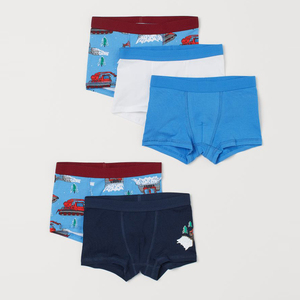 Vente en gros Sous-vêtements mode imprimés taille moyenne pour enfants garçons Slip en jersey de coton à motif personnalisé 100% coton - Product Image 3