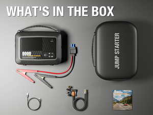 16000mAh 3400a PRO pin xe nhảy khởi động ngân hàng điện với 150PSI máy bơm không khí máy nén cho lốp Inflator <span class=keywords><strong>6</strong></span> in1 đa chức năng - Product Image 6