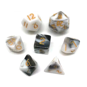 ชุดลูกเต๋าหลายหน้าสำหรับ <span class=keywords><strong>D20</strong></span>ขนาดเล็ก10สีลูกกลิ้งคู่ทำจากอะคริลิคสำหรับ DND - Product Image 3