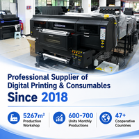 Impresora UV Rotativa Baysoon de 300 mm de Longitud Máxima de Impresión, Impresora de Cilindros de 360 Grados para Botellas, Regalos, Cosméticos, Vasos y Latas