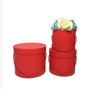Scatole di dimensioni di nozze d'imballaggio di carta della scatola regalo del cilindro rotondo del fiore della rosa di lusso su ordinazione all'ingrosso per la mamma mamma san valentino - Product Image 2