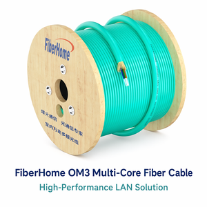 Cable de Fibra Óptica Multifibra OM3 OM4 de 4-24 Núcleos con Cubierta LSZH para Interiores, 10G 40G 100G para Redes Empresariales y Centros de Datos - Product Image 2