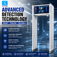 AI Walk Through Metal Detector Gate Smart Mobile Phone Detection Security Scanner untuk Penjara, Sekolah, Gedung Pemerintah