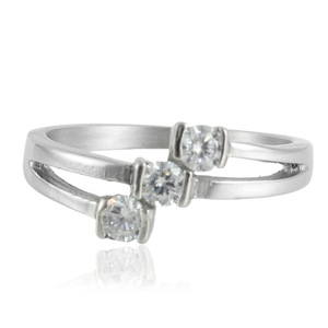 European American Style Titanium Steel <b>Ring</b> Round Brilliant Cut <b>Diamond</b> Women's Everyday Wear Jewelry 210110 - Product Image 1