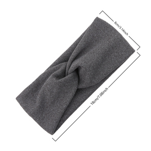 Winter Hot Selling Super Soft High Stretch Twist <strong>Headband</strong> for <strong>Baby</strong> Girls Warm Hairband Accessories Wholesale - Product Image 4