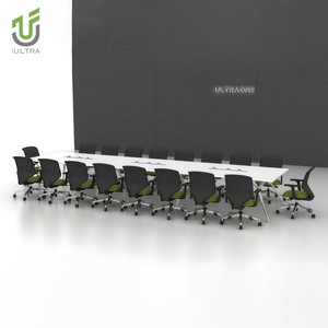 Iultra lớn 8 người thiết kế hiện đại Bàn hội nghị tròn MDF chất liệu bàn họp cho các nhóm hợp tác trường học tại nhà - Product Image 2