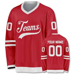 Vêtements de sport d'équipe personnalisés de haute qualité, dernier design, maillot de hockey sur glace à prix bas, vente en gros - Product Image 1