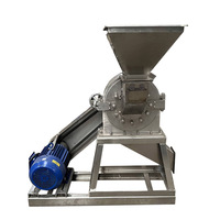 Broyeur à marteaux électrique automatique pour sorgho, céréales, sel, pierre, maïs, coquillages, en acier inoxydable SUS304, pour le traitement chimique