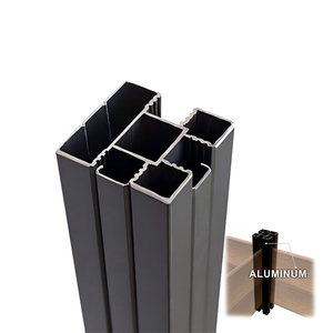 Vườn Màn hình bán buôn không thấm nước <span class=keywords><strong>composite</strong></span> hàng rào tấm ngoài trời riêng tư màn hình vườn Nhôm hàng rào bài cho WPC hàng rào - Product Image 1