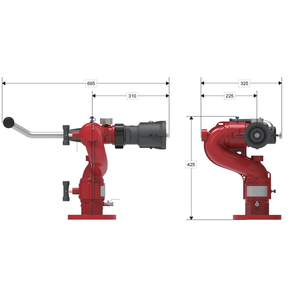 Canon à <span class=keywords><strong>eau</strong></span> manuel réglable Plent 20-30-40 LPS pour <span class=keywords><strong>camion</strong></span> de pompiers, pour la lutte contre les incendies - Product Image 6