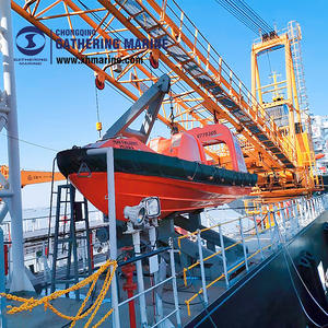 Bote Salvavidas <span class=keywords><strong>de</strong></span> Rescate <span class=keywords><strong>de</strong></span> Alta Velocidad SOLAS Naranja <span class=keywords><strong>de</strong></span> 60HP con Grúa <span class=keywords><strong>de</strong></span> Brazo Único Giratorio <span class=keywords><strong>de</strong></span> Fibra <span class=keywords><strong>de</strong></span> Vidrio para <span class=keywords><strong>6</strong></span>-15 Personas, <span class=keywords><strong>6</strong></span> <span class=keywords><strong>Metros</strong></span> - Product Image 4