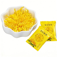Thé aux chrysanthèmes dorés royaux, thé aux fleurs de chrysanthèmes séchées, thé aux herbes naturelles pour la santé des yeux, détoxification du foie, OEM disponible