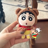 Popular Muñeco de Peluche Colgante de Crayon Shin Chan, Muñeco de Peluche con Disfraz, Colgante para Mochila Estilo Ins, Llavero