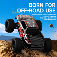 Voitures de drift RC 4x4 VRX Racing MEGREZ à l'échelle 1:18, moteur brushless 2.4G haute vitesse, RTR RH1074, avec câble USB et télécommande