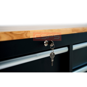 Armoire à outils en acier revêtue de puissance 132cm 10 tiroirs stockage Durable pour atelier Garage industriel OEM personnalisable direct Vietnam - Product Image 3