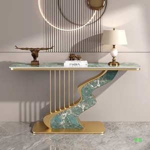 โต๊ะทางเข้าหินแกรนิตดีไซน์หรูหราทันสมัย พร้อมฉากหลังสร้างสรรค์สำหรับห้องนอน โรงแรม วิลล่า และบ้านพักตากอากาศ - Product Image 3