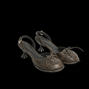 Escarpins Mary Jane en PU avec fermeture à lacets, bout fermé, talon chaton, bride arrière, confortables, doublure en PU, semelle extérieure en PU, pour automne et été - Product Image 1