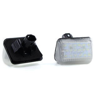 ไฟส่องป้ายทะเบียน LED ของมาสด้า GJ6A51272B แสงสีขาว 177 มม. แบบฝัง วัสดุ PC - Product Image 1