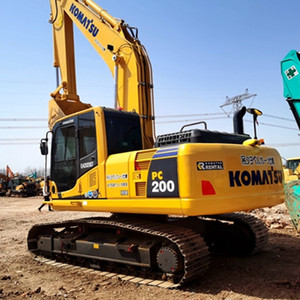 รถขุดไฮดรอลิกแบบตีนตะขาบ Komatsu PC200-6 มือสอง ขนาด 20 ตัน พร้อมมอเตอร์ เครื่องยนต์ และปั๊มเกียร์สำหรับขาย - Product Image 3