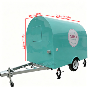 Outdoor Pizza Food Trailer Fully Equipped Beverage FoodTruck DOT Certified Ice Cream Catering Trailer - Product Image 4
