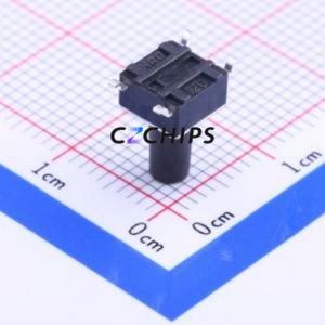 K2-1102SP-M4SC-04 Tactile Switch SMD-4P,6x6mm Switch Single Pole Single Throw Round Button 2.5N Vertical Mount - Product Image 2