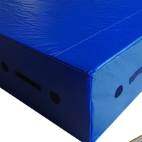 Gymnastik-Matte mit Hochdichter Schaumstoffpolsterung, Umweltfreundliches PU-PVC, Wasserdicht, 3x8 ft, 4x8 ft, 5x10 ft, 10-30cm Dick, Professionelle Landematte