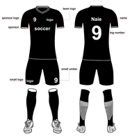 Camiseta de Fútbol Personalizada y Uniforme de Equipo de Fútbol, Transpirable, de Manga Corta, Tejido de Alto Rendimiento para la Temporada de Liga, Unisex