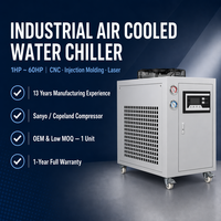Refroidisseur d'eau industriel refroidi par air Machine Mori MO-02A 2HP, capacité de refroidissement 5KW, haute efficacité énergétique pour broche de machine CNC