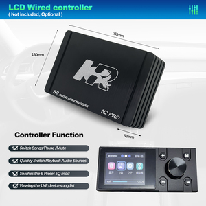 Zeming Amplificateur DSP de <span class=keywords><strong>voiture</strong></span> à <span class=keywords><strong>6</strong></span> <span class=keywords><strong>canaux</strong></span> Amplificateur audio de <span class=keywords><strong>voiture</strong></span> de classe AB avec télécommande - Product Image 2