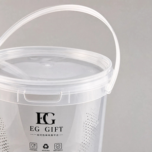Wholesale PP clear Plastic <b>Bucket</b> <b>with</b> <b>Lids</b> Screw Top Sealed Pail for Chemical Paint Industrial Use Customizable - Product Image 2