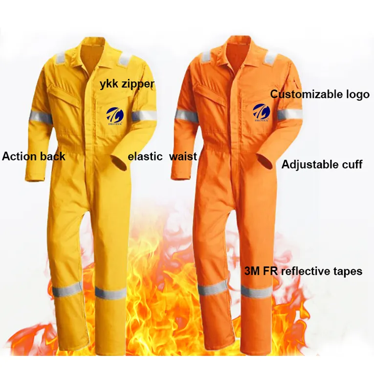 Breathable Flame Retardant Workwear Fire Resistant Clothing For Safety Clothing