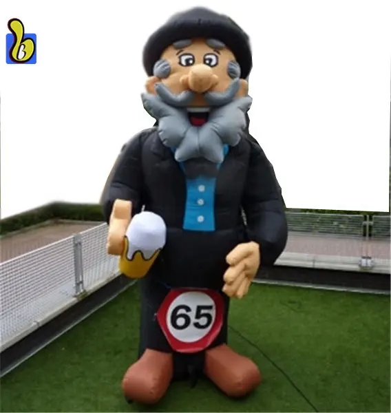 Abraham inflável gigante com cerveja, holland inflável/balão adesivo K9041-2